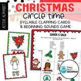 Christmas Circle Time Songs, Games & Learning Printables