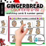 Gingerbread Counting 0-20 | Gingerbread Number Concepts