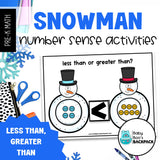 Snowman Number Sense Activities 0-10 | Representing Numbers in Different Ways