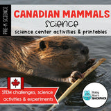 Canadian Mammals Science | Activities, Experiments & Science Center Printables
