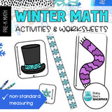 Winter Math Activities & Number Worksheets | Sorting, Measurement & Opposites