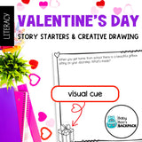 Pre-K Valentine's Day Story Starters | Valentine's Day Creative Drawing Prompts