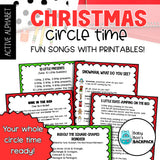 Christmas Circle Time Songs, Games & Learning Printables