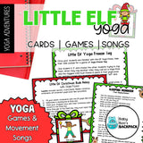 Little Elf Yoga Story & Cards | Christmas Circle Time Games | Calming Cards