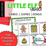 Little Elf Yoga Story & Cards | Christmas Circle Time Games | Calming Cards
