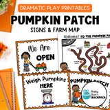 Pumpkin Patch Dramatic Play Printables | Labels, Signs & Props