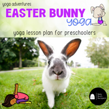 Easter Bunny Yoga Lesson & Yoga Cards | Easter Games | Calming Strategies