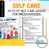 Self-Care | Social Emotional Learning & Self Awareness Lesson Plan