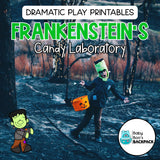Halloween Dramatic Play Printables: Frankenstein's Candy Laboratory | Labels, Signs & Props