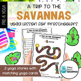 Safari Yoga Lesson | Safari Yoga Stories, Games & Cards | A Trip to the Savannas