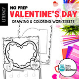 No-Prep Valentine's Day Letter Recognition Worksheets | Beginning Sounds & Letter Tracing