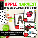 Apple Harvest Math Center Set | Sorting Mats, Worksheets & Measuring Cards