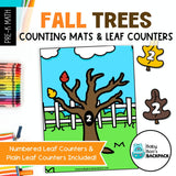Fall Trees Sorting & Counting Mats | Numbers 0-10