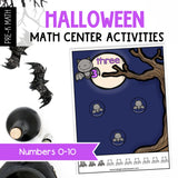 Halloween Counting Mats, Task Cards, Tracers & Worksheets | Numbers 0-10