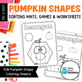 Pumpkin Shape Set | Shape Sorting Mats, Games & Worksheets