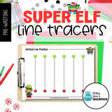 Super Elf Line and Shape Tracers & Worksheets | Christmas Line Tracers