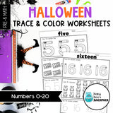 Halloween Number Worksheets | Numbers 0 to 20