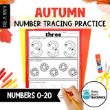 Autumn Number Worksheets | Numbers 0-20