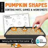 Pumpkin Shape Set | Shape Sorting Mats, Games & Worksheets