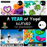 A Year of Yoga Bundle | 12 Yoga Lessons & 12 Printable Yoga Card Sets