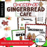 Christmas Dramatic Play Printables: Gingerbread Cafe & Gingerbread Making Station