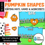 Pumpkin Shape Set | Shape Sorting Mats, Games & Worksheets