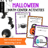 Halloween Math Center Set | Numbers 0-10, Patterning, Opposites & Measuring Cards