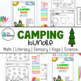The Ultimate Camping Learning Bundle | Camping Math, Literacy, Science & Yoga!