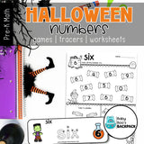 Halloween Numbers 0-10 | Cards, Tracers & Worksheets | One-to-One Correspondence