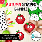 Autumn Shape Bundle | Fall Shape Activities, Games & Worksheets