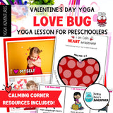 Love Bug Yoga Lesson: Valentine's Day Yoga Story & Yoga Cards