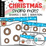 Christmas Shapes Playdough Mat Bundle
