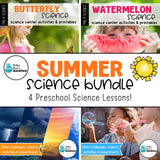 Summer Science Bundle | 4 Summer Science Lessons for Preschoolers