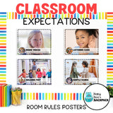 Classroom Expectations Lesson Plan & Classroom Rules Posters