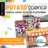 Potato Science | Activities, Experiments & Science Center Printables