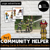Community Helper Yoga Lesson: Yoga Cards from A to Z