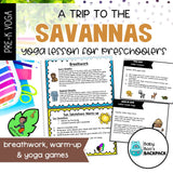 Safari Yoga Lesson | Safari Yoga Stories, Games & Cards | A Trip to the Savannas
