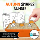 Autumn Shape Bundle | Fall Shape Activities, Games & Worksheets
