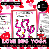Love Bug Yoga Lesson: Valentine's Day Yoga Story & Yoga Cards