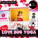 Love Bug Yoga Lesson: Valentine's Day Yoga Story & Yoga Cards