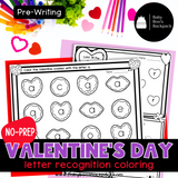 No-Prep Valentine's Day Alphabet Worksheets