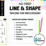 Happy Car Line & Shape Tracing Set | Writing Center Tracing Mats & Worksheets