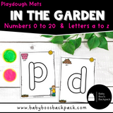 In the Garden Playdough Mats