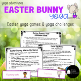 Easter Bunny Yoga Lesson & Yoga Cards | Easter Games | Calming Strategies