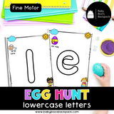 Pre-K Egg Hunt Playdough Mats