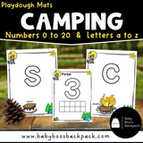 Pre-K Camping Playdough Mats