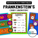 Halloween Dramatic Play Printables: Frankenstein's Candy Laboratory | Labels, Signs & Props