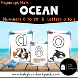 Pre-K Ocean Playdough Mats