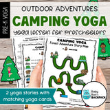 Camping Yoga Lesson | Camping Yoga Stories, Games & Cards | Woodland Animal Poses