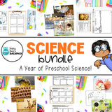 A Year of Science Bundle | 12 Preschool Science Lesson Plans